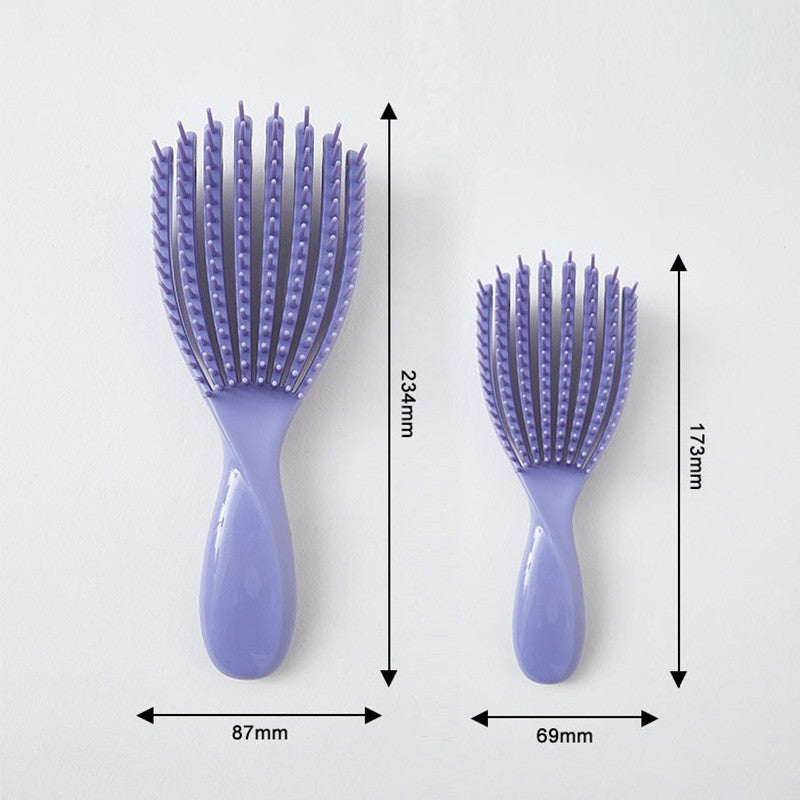 Hollow Out Smooth Hair Fluffy Comb-4